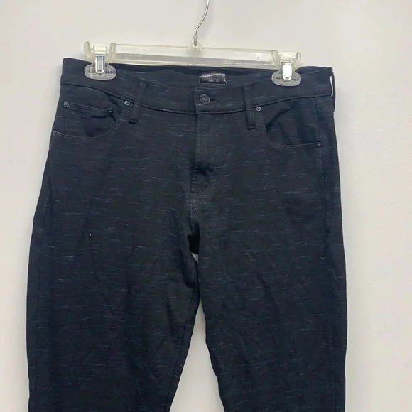 Mother The Trainer Pant Star Attraction Pants French Kissing Pleated Black 28 - Picture 4 of 14